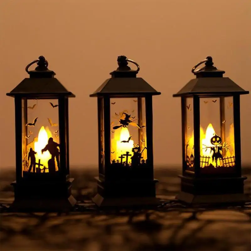 Украшения для Хэллоуина Ночник СВЕТОДИОДНЫЙ Хэллоуин Изысканной формы светодиодный ночник Украшение домашней вечеринки Свеча лампа для дома 1