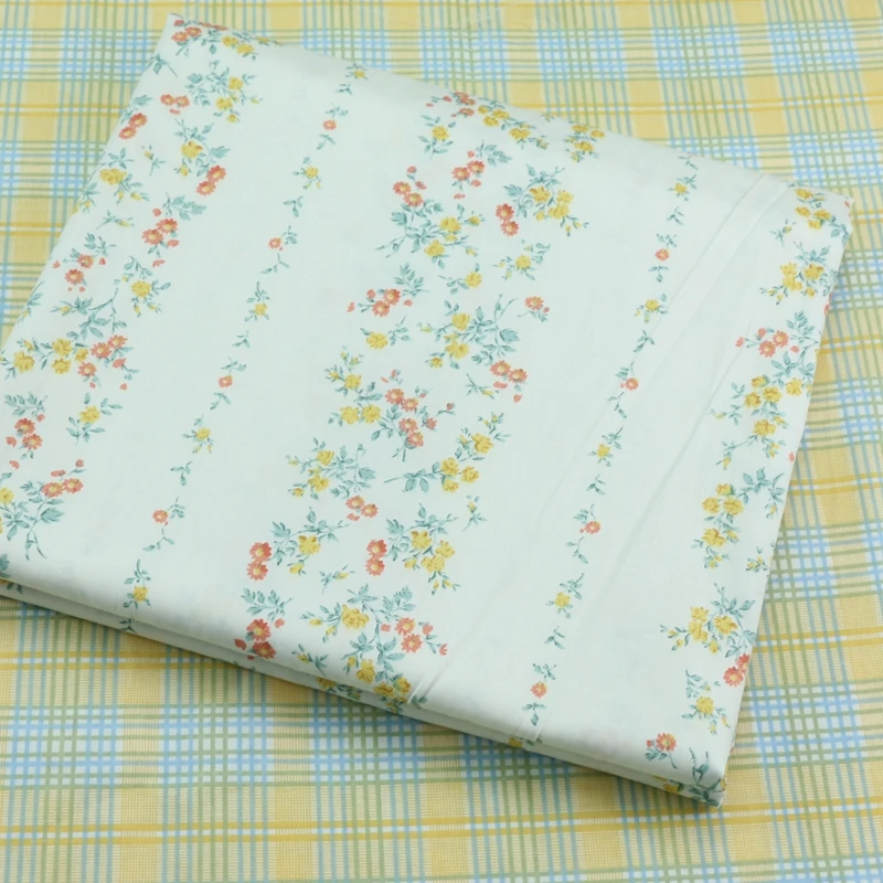 235 см*50 см полосатый цветочный решетки хлопок ткань детские постельное белье дети постельное белье валик ткани лоскутное ткани ткани 4