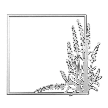 Новый Бордюр из цветочной травы Металлические Штампы Трафарет для Скрапбукинга Альбом 