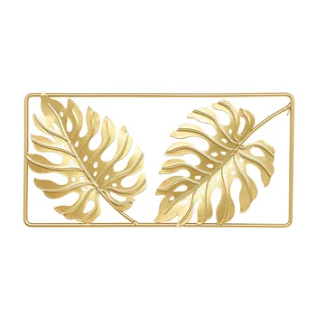 Золотые листья, декоративное украшение для почтового ящика в гостиной, столовой