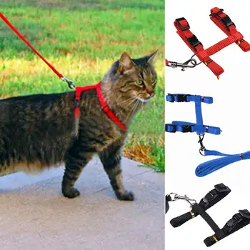 Поводок для прогулок Мягкие Тренировочные ремни для домашних кошек и Кроликов Жгут Тягового ремня Tool 2020
