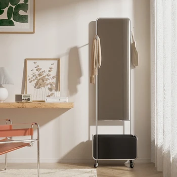 Скандинавское туалетное зеркало, современная мода, индивидуальность, зеркало для спальни в полный рост С функцией сумки для хранения, Универсальное туалетное зеркало