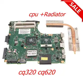 NOKOTION 605748-001 605747-001 для материнской платы HP CQ320 Процессор + Радиатор Подходит для материнской платы HP CQ325 CQ625 325 625 611803-001
