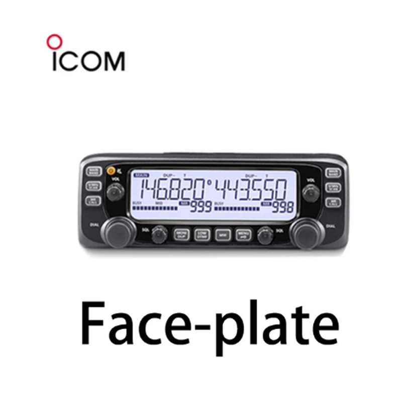 ICOM IC-2730E Мобильное Радио Двухдиапазонный УКВ 137-174 МГц UHF 400-470 МГц 50 Вт FM-Трансивер Walkie Talkie Автомобильный Радиоприемник Панель дисплея 0