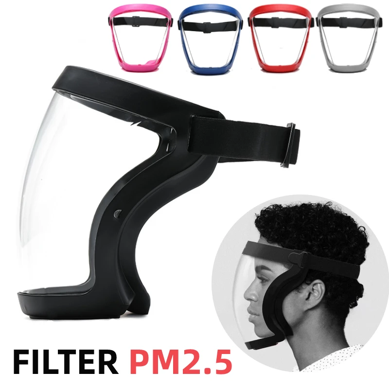 Защитная маска для всего лица, прозрачная защитная маска для защиты глаз от брызг кухонного масла, Противотуманный головной убор, маска для защиты от пыли при работе 0