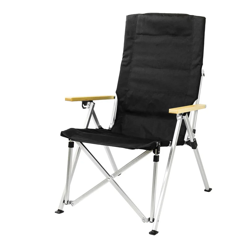 Походный стул с 3-скоростной регулировкой длины спинки, складной шезлонг для пикника в саду, пляжный стул для отдыха 0