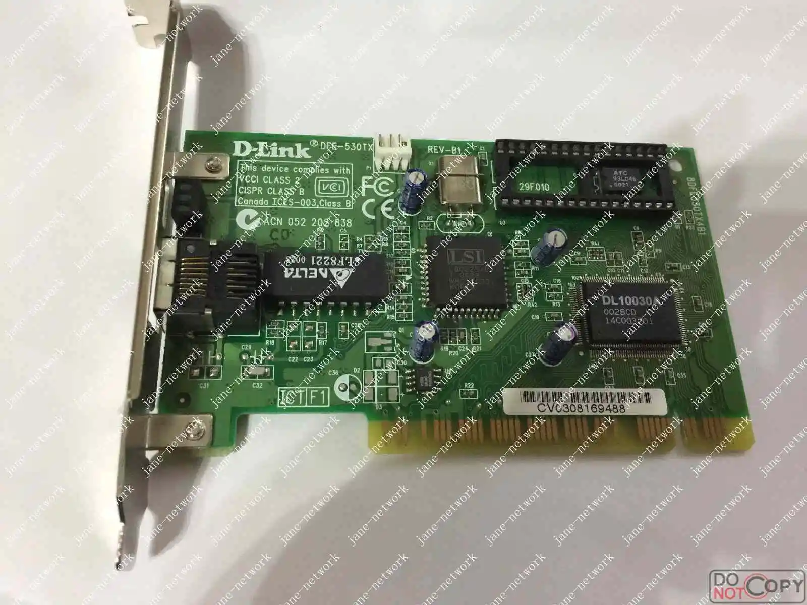 Используется оригинальный серверный адаптер DHL D-link DFE-530TX, 100% протестирован 0