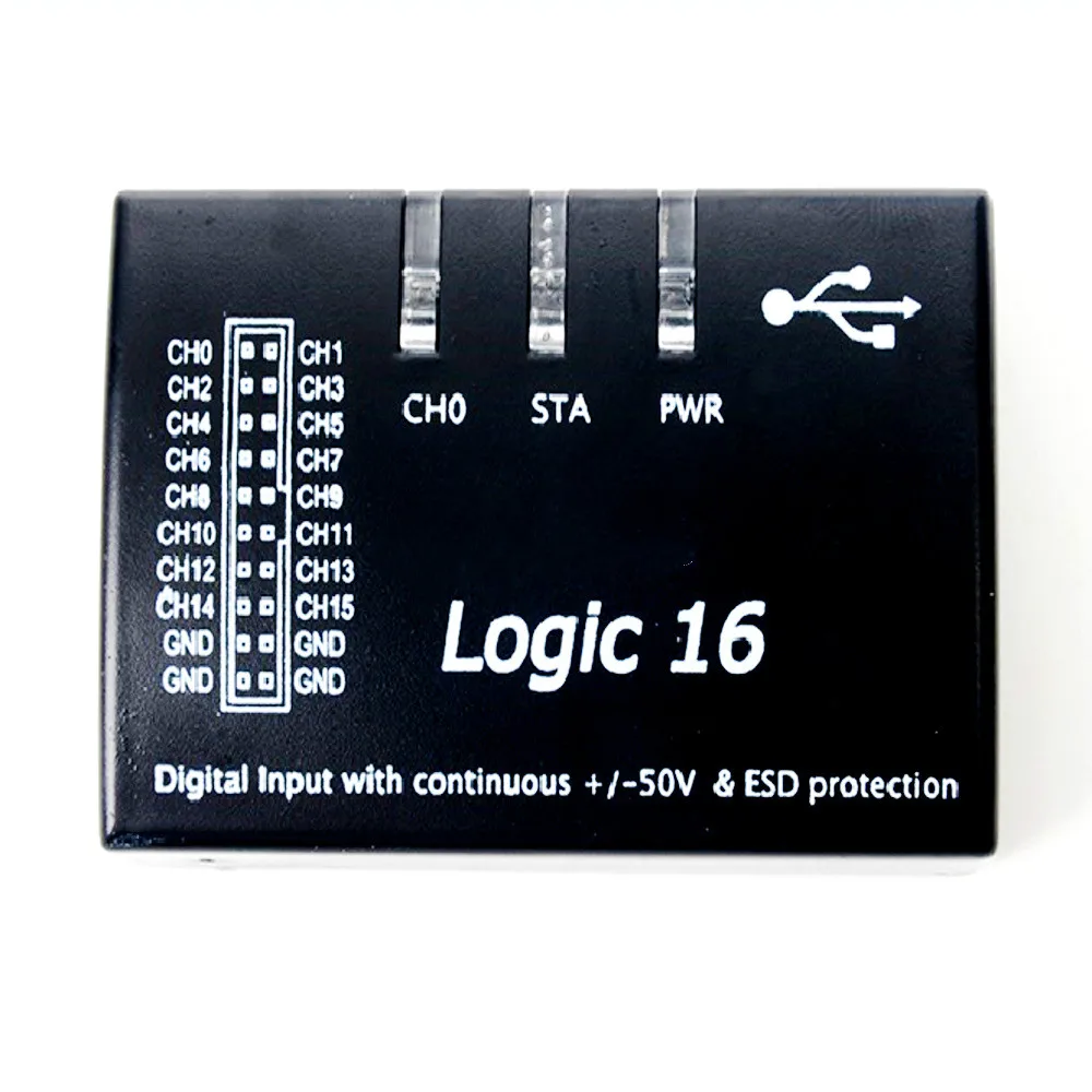 USB Logic Analyzer Мультисистемная совместимость Официальная версия Частота дискретизации 100 МГц 16 каналов для ARM FPGA 0