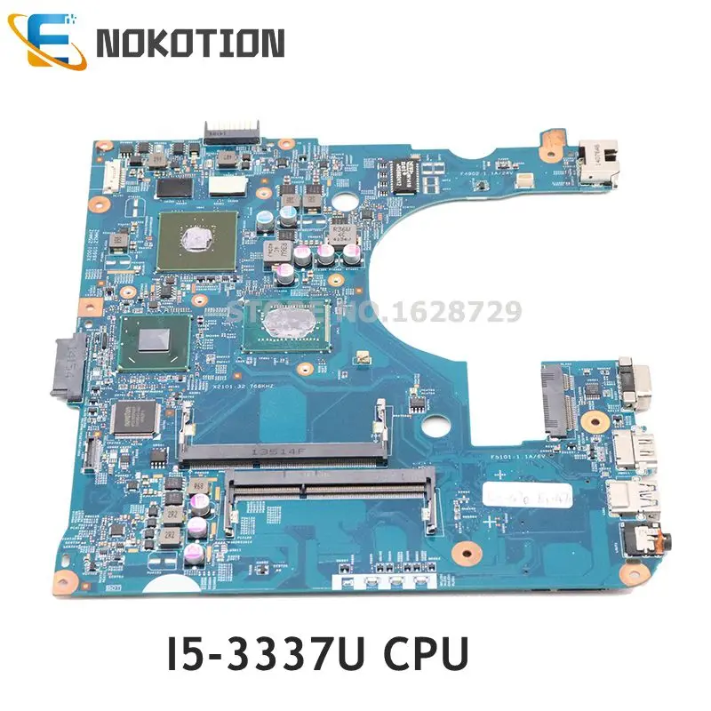 NOKOTION Для Acer aspire E1-470G E1-470 материнская плата ноутбука I5-3337 CPU 820M GPU EA40-CX MB 12280-3 48.4LC03.031 NBMJY11003 0