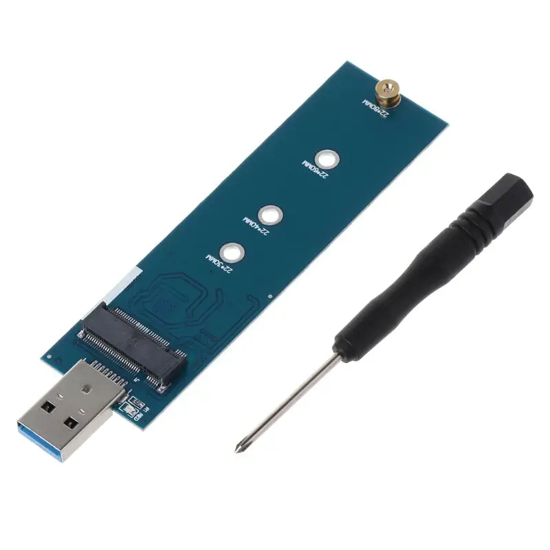 для M.2 к USB-Адаптеру USB 3.0 - 2280 M2 Ngff B для Ключа M2 SSD-Накопитель Адаптер Конвертер SSD-Ридер Конвертер Карт 0
