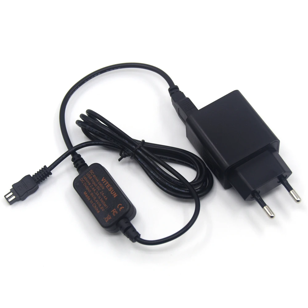 AC-L200 AC-L25A Power Bank USB Кабель + Адаптер для зарядки Sony DSC-HX1 DCR-UX5 UX7 HDR-XR100 NEX VG30 VG900 DEV-50 FDR-AX33 V700 1
