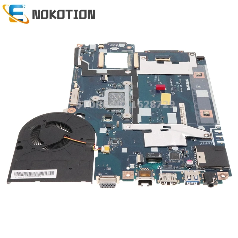 NOKOTION Z5WE3 LA-A621P Материнская плата для ноутбука Acer aspire E1-510 NBC3A11001 NB.C3A11.001 Материнская плата SR1SF N2920 CPU полный тест 1
