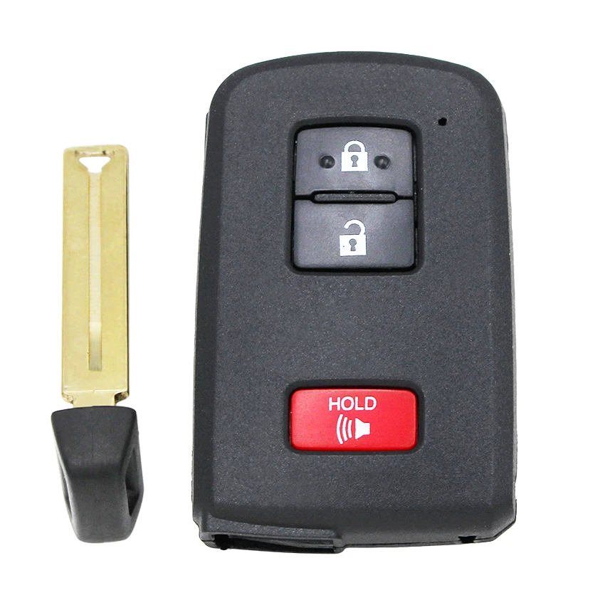 2/2+1/3/3+1 Кнопка Дистанционного Ключа Shell Case Smart Car Key Корпус Брелка Режиссерское Лезвие для Toyota Avalon Camry RAV4 2012 2013 2014 2015 2