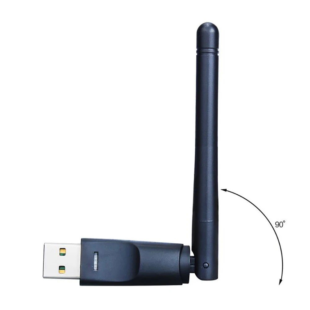 [50 ШТ] 7601 WiFi с чипом Ralink MT7601 150 Мбит /с 2,4 ГГц 802.11b / g / n USB2.0 Поворотная Беспроводная USB-антенна WiFi 2