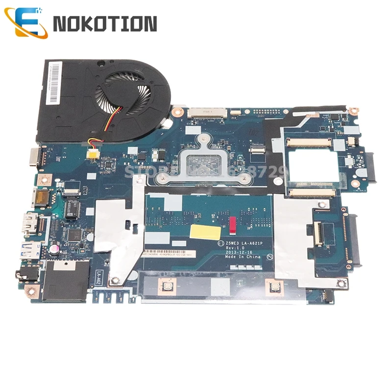 NOKOTION Z5WE3 LA-A621P Материнская плата для ноутбука Acer aspire E1-510 NBC3A11001 NB.C3A11.001 Материнская плата SR1SF N2920 CPU полный тест 2