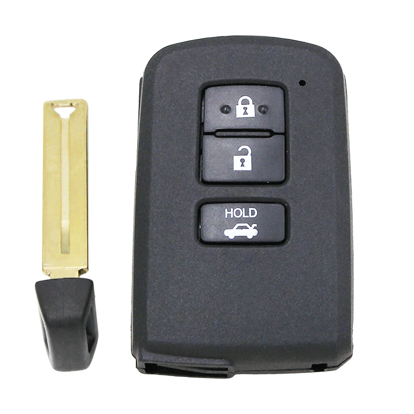2/2+1/3/3+1 Кнопка Дистанционного Ключа Shell Case Smart Car Key Корпус Брелка Режиссерское Лезвие для Toyota Avalon Camry RAV4 2012 2013 2014 2015 3