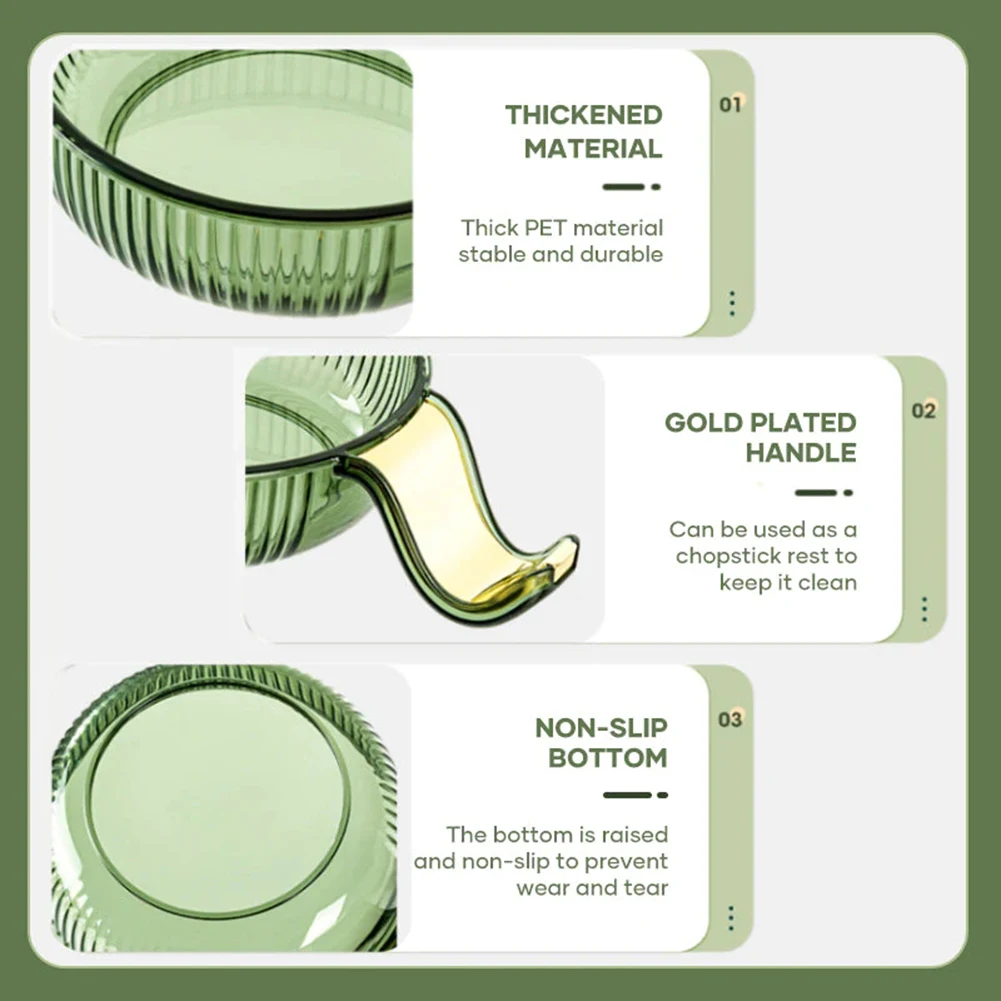 Пластиковая Тарелка для приправ Многоразового использования Блюдо для приправ Кухонный Инструмент 3