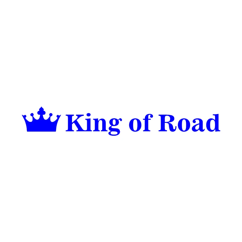 CS31945 # Виниловая Наклейка Различных размеров King of Road Car Sticker Водонепроницаемые Автомобильные Декоры на Заднее Стекло Бампера мотоцикла 4