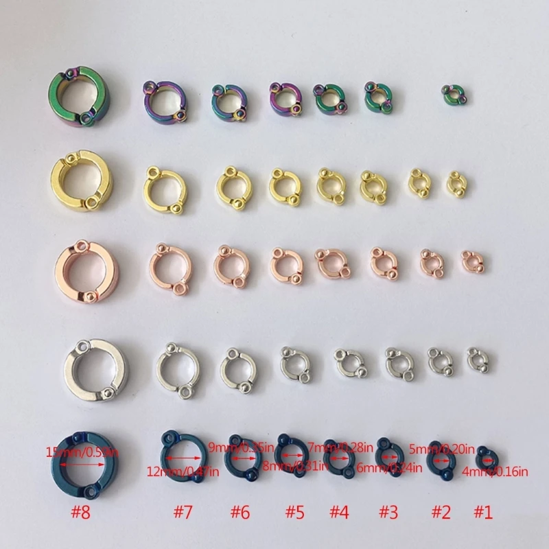 Многоцветное кольцо для птичьих лапок, определяющее вид для колец для тренировки мушек диаметром 4-15 мм для Bantam Quail Love 5
