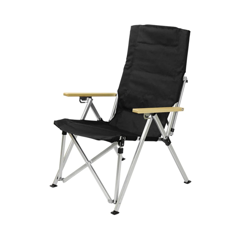 Походный стул с 3-скоростной регулировкой длины спинки, складной шезлонг для пикника в саду, пляжный стул для отдыха 5