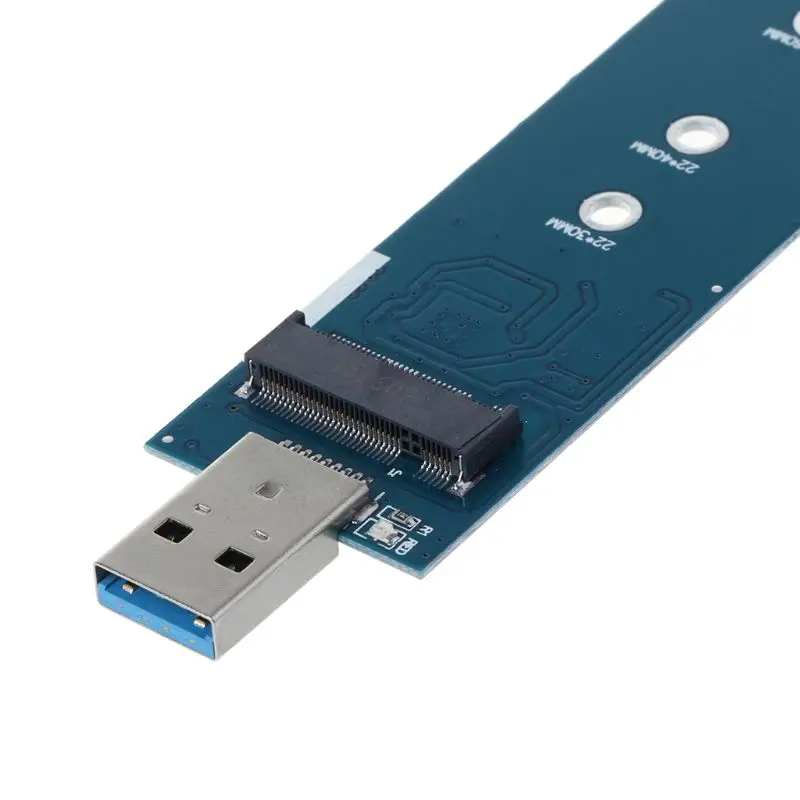 для M.2 к USB-Адаптеру USB 3.0 - 2280 M2 Ngff B для Ключа M2 SSD-Накопитель Адаптер Конвертер SSD-Ридер Конвертер Карт 5