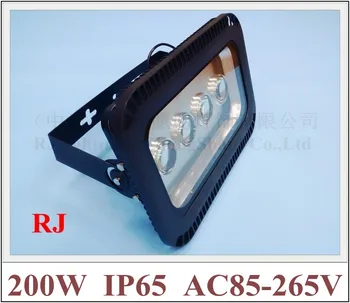 Светодиодный прожектор с объективом 90 градусов угла излучения 200 Вт (4 X 50 Вт) прожектор туннельный AC85-265V IP65 16000lm