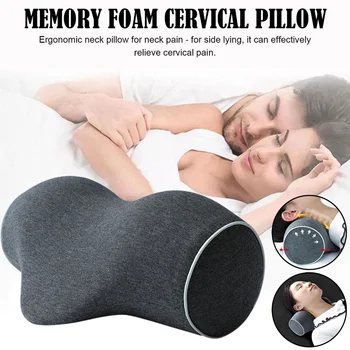 Подушка для поддержки шеи из пены с эффектом памяти Ортопедические лечебные подушки для сохранения осанки Во сне, Обезболивающая Подушка для шеи