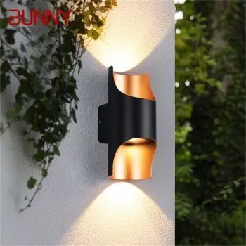 Современный уличный настенный светильник BUNNY с водонепроницаемым IP65 светодиодным светильником Simple для дома, веранды, балкона, виллы