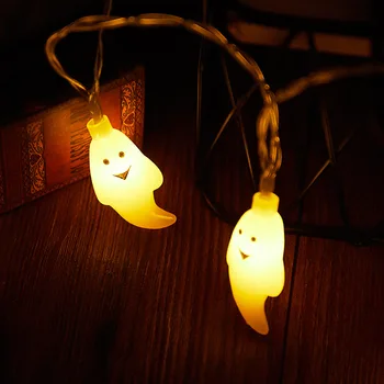 Праздничные огни с привидениями на Хэллоуин, призрачный фестиваль призраков, украшение сцены вечеринки в ночном клубе KTV, создание атмосферы