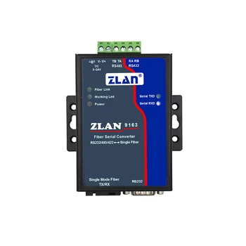 Последовательный оптический преобразователь оптического волокна cat RS485 / 422 / 232 терминал оптического волокна SC ZLAN9163
