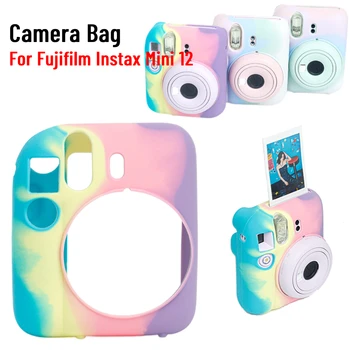 Для Пленочной камеры Fujifilm Силиконовая Сумка Пылезащитная Износостойкая Мягкая Оболочка Защитный Чехол для Instax Mini 12