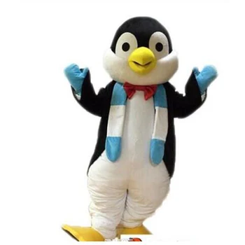 Забавный костюм талисмана пингвина Платье на Хэллоуин Необычный реквизит для сценического представления Аниме для взрослых Рождественский подарок на день рождения