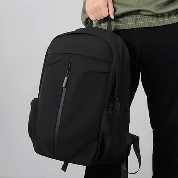 Оксфордский школьный рюкзак, Износостойкий водонепроницаемый портфель для ноутбука, дышащий на молнии, большая емкость для занятий фитнесом