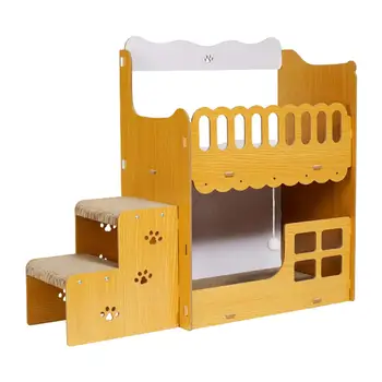 Когтеточка Cave Villa Интерактивная игровая игрушечная лестница Из гофрированной бумаги с заточенными когтями Двухслойный коврик для когтеточки для кошек в помещении Кровать
