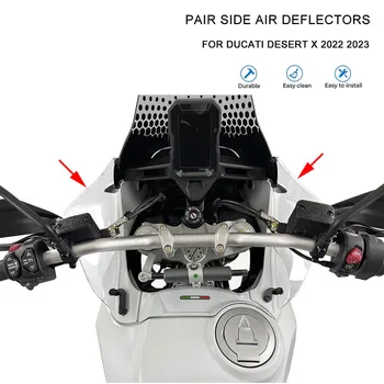 Новый мотоцикл для Ducati Desert X DesertX 2022 2023 Боковое лобовое стекло Ветрозащитная панель