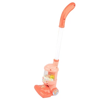 Детский электрический пылесос-игрушка, имитирующая пылесос, детский обучающий Мини-пылесос, имитирующий уборку, красный