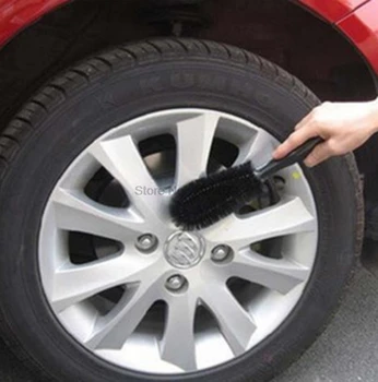 по DHL 100шт Новая автомобильная колесная щетка колесные диски щетка для мытья шин щетка для чистки автомобиля щетка для чистки автомобиля
