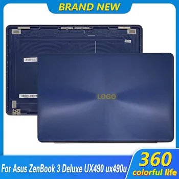 Оригинальный верхний чехол для ноутбука Asus ZenBook 3 Deluxe UX490 ux490u UX490UA с ЖК-экраном, задняя крышка, верхний чехол в виде ракушки 14,0 