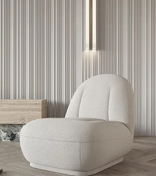 Современный легкий роскошный одноместный диван, минималистичный стиль, повседневное кресло для переговоров, сиднейское кресло из бархата ягненка