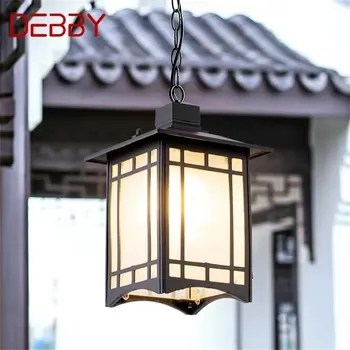 Классический подвесной светильник TEMAR в стиле Ретро, современная уличная светодиодная лампа, водонепроницаемая для украшения домашнего коридора