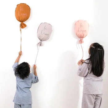 Хлопковый воздушный шар Настенные украшения в Скандинавском стиле Детская Спальня Домашний Декор Детская комната Милые Подвесные украшения Реквизит для фотографий