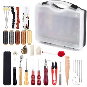 11UA Набор инструментов для шитья из кожи DIY Инструменты для рукоделия Ручной инструмент для шитья