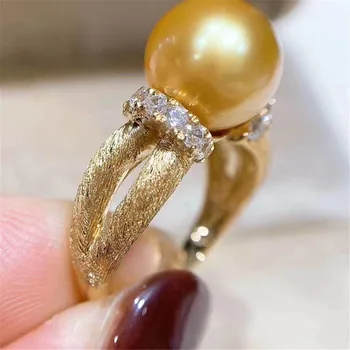 Аксессуары с жемчугом своими руками, серебряное кольцо с жемчугом 925 пробы, пустой держатель, модный держатель с жемчужным кольцом, подходящий для крепления бусин 9-11 мм