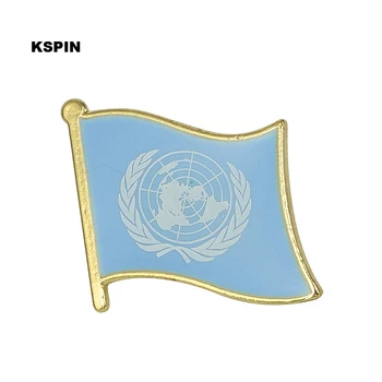 10шт много булавок с флагом Организации Объединенных Наций, значок с булавкой на лацкане, 10шт много значков с брошью KS-0255