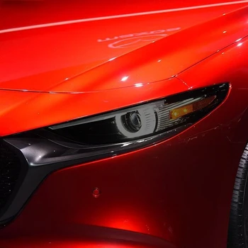 2 Шт Защитная пленка для автомобильных фар, восстановление фар, Прозрачная черная наклейка из ТПУ для Mazda 3 BP 2019 2020- Аксессуары
