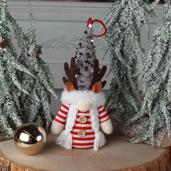 Отличный мягкий Рождественский светящийся подвесной шнурок, улучшающий атмосферу Рождественской вечеринки, Подвеска в виде елки, Светящаяся Безликая игрушка