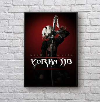Плакат для видеоигр Nier Automata, украшение для домашней настенной живописи (без рамки)