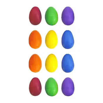 Пасхальные яйца с наполнителем из полипропилена 8x6 см Красочные с Шарнирным Аксессуаром Идеально подходят для Моделирования поиска Пасхальных яиц Пустая яичная Скорлупа Прочная