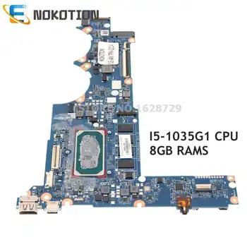 L68367-001 L68367-601 DAG7DCMB8D0 Для HP 13-AN Series TPN-Q214 Материнская плата ноутбука I5-1035G1 Процессор + 8 ГБ оперативной памяти