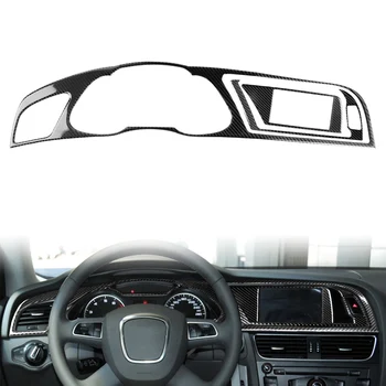 Декоративная наклейка для отделки приборной панели автомобиля 3шт. Только для Audi A4 B8 RS4 S4 с левосторонним управлением
